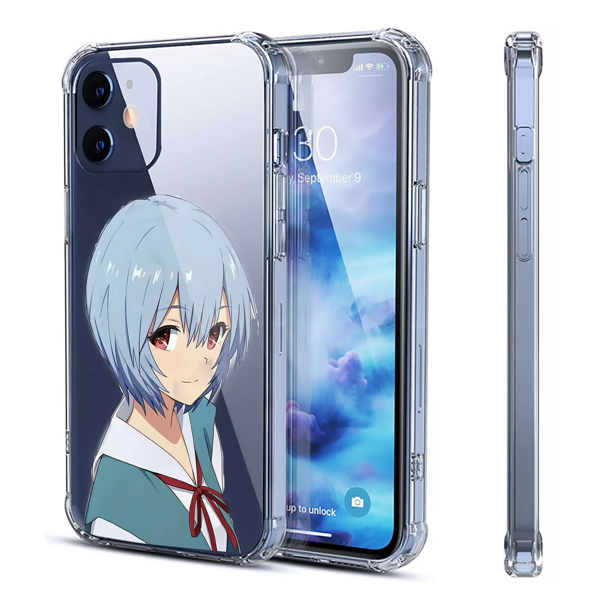 （画像用） EVA 新世紀エヴァンゲリオン 【iPhone 12シリーズ対応】透明スマホケース（クリアソフトケース）